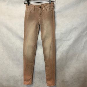 AEO Super Super Stretch Blush Denim Jegging Sz 00